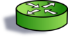 Green Router Symbol Clip Art